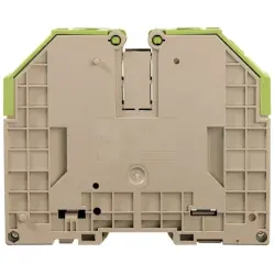 Through terminal block, screw connection, 16-95 mm², 2 pole, 232 A, 8 kV, light green, 1024650000