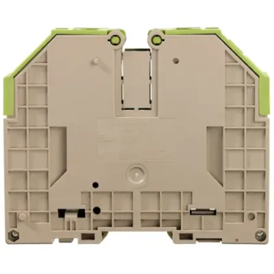 Through terminal block, screw connection, 16-95 mm², 2 pole, 232 A, 8 kV, light green, 1024650000 - 1