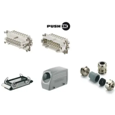 Connector kit, size 6, 16 pole + PE , IP65, 1027640000 - 1