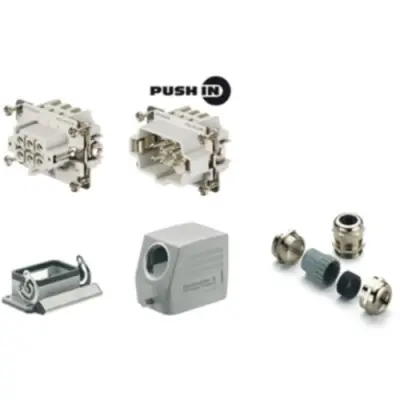 Connector kit, size 3, 6 pole + PE , IP65, 1027650000 - 1