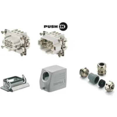 Connector kit, size 3, 6 pole + PE , IP65, 1027660000 - 1