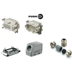 Connector kit, size 4, 10 pole + PE , IP65, 1027670000
