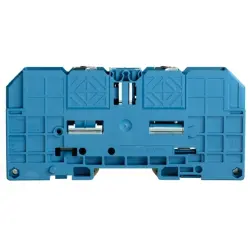 Bolt terminal, bolt connection, 70 mm², 2 pole, 192 A, 8 kV, blue, 1028480000
