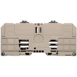 Bolt terminal, bolt connection, 185 mm², 2 pole, 353 A, 8 kV, dark beige, 1028600000