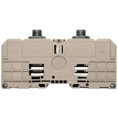 Bolt terminal, bolt connection, 300 mm², 2 pole, 520 A, 8 kV, dark beige, 1028700000 - 1