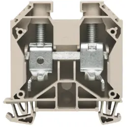 Through terminal block, screw connection, 2.5-35 mm², 2 pole, 125 A, 8 kV, dark beige, 1028800000