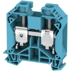 Through terminal block, screw connection, 2.5-35 mm², 2 pole, 125 A, 8 kV, blue, 1028880000