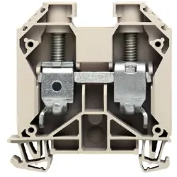 Through terminal block, screw connection, 2.5-35 mm², 2 pole, 125 A, 8 kV, dark beige, 1029000000