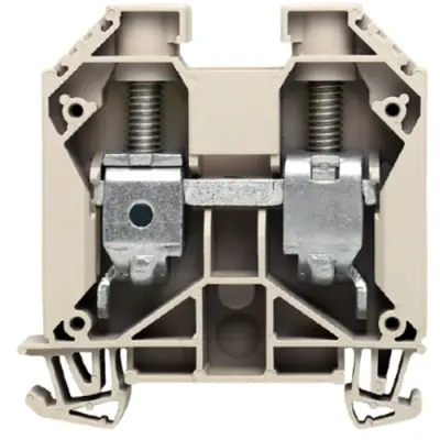 Through terminal block, screw connection, 2.5-35 mm², 2 pole, 125 A, 8 kV, dark beige, 1029000000 - 1