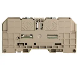 Bolt terminal, bolt connection, 70 mm², 2 pole, 192 A, 8 kV, dark beige, 1029400000