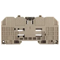 Bolt terminal, bolt connection, 185 mm², 2 pole, 353 A, 8 kV, dark beige, 1029600000