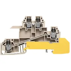 Multi level terminal block, screw connection, 0.5-4.0 mm², 24 A, 4 kV, dark beige, 1031100000