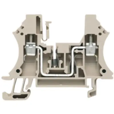 Component terminal block, screw connection, 0.5-4.0 mm², 2 pole, 32 A, 4 kV, dark beige, 1036000000 - 1