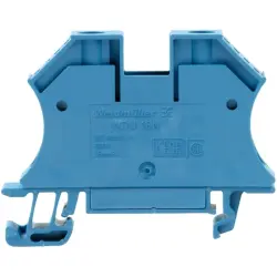Through terminal block, screw connection, 1.5-16 mm², 2 pole, 76 A, 8 kV, blue, 1036180000