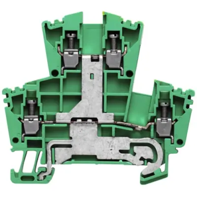 Multi level terminal block, screw connection, 0.5-4.0 mm², 24 A, 6 kV, yellow/green, 1036300000 - 1