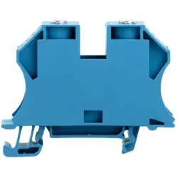 Through terminal block, screw connection, 2.5-35 mm², 2 pole, 125 A, 6 kV, blue, 1040480000