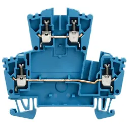 Multi level terminal block, screw connection, 0.5-4.0 mm², 24 A, 6 kV, blue, 1041180000