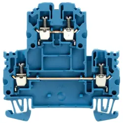 Multi level terminal block, screw connection, 0.5-4.0 mm², 24 A, 8 kV, blue, 1041680000
