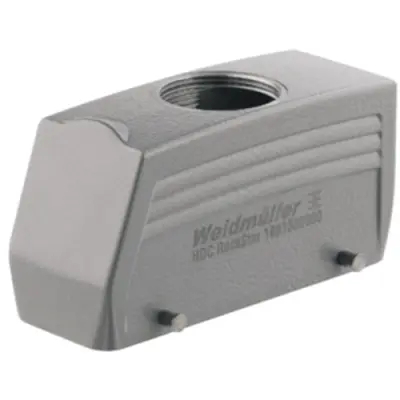 Grommet housing, size D64, die-cast aluminum, M40, straight, cross bow locking, IP65, 1045560000 - 1
