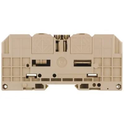 Bolt terminal, bolt connection, 70 mm², 2 pole, 192 A, dark beige, 1049230000 - 1