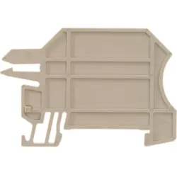 End/Intermediate plate for terminal block, 1050200000