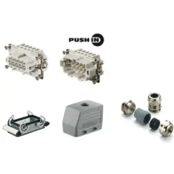 Connector kit, size 4, 10 pole + PE , IP65, 1061740000