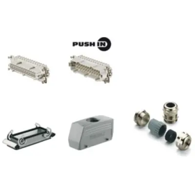 Connector kit, size 8, 24 pole + PE , IP65, 1061800000 - 1