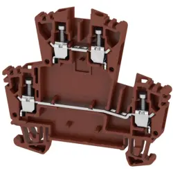 Multi level terminal block, screw connection, 0.5-4.0 mm², 24 A, 6 kV, brown, 1067950000