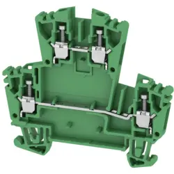 Multi level terminal block, screw connection, 0.5-4.0 mm², 24 A, 6 kV, green, 1067960000