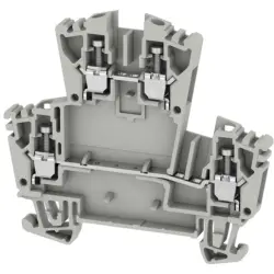 Multi level terminal block, screw connection, 0.5-4.0 mm², 24 A, 6 kV, gray, 1067970000