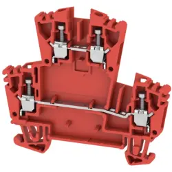 Multi level terminal block, screw connection, 0.5-4.0 mm², 24 A, 6 kV, red, 1068010000