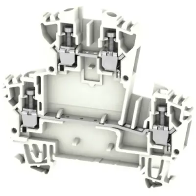 Multi level terminal block, screw connection, 0.5-4.0 mm², 24 A, 6 kV, white, 1068030000 - 1