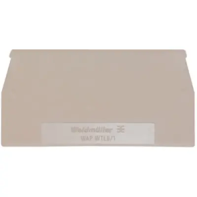End plate for terminal block, 1068300000 - 1