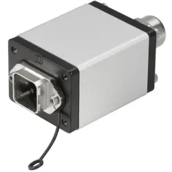 Module mounting, silver, for RJ45 connector, 1068880000