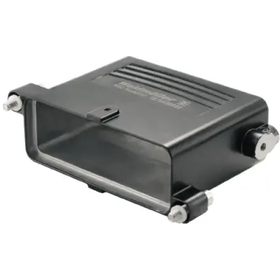 Grommet housing, size B24, die-cast aluminum, screw locking, IP68/IP69K, 1079930000 - 1