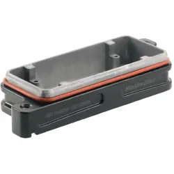 Surface mount housing, size B16, die-cast aluminum, screw locking, IP66/IP68, 1081530000