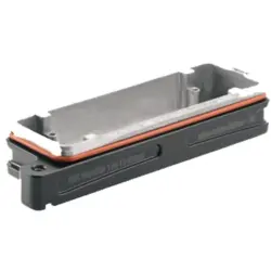 Surface mount housing, size B24, die-cast aluminum, screw locking, IP66/IP68, 1081540000