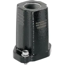 Grommet housing, size A4, die-cast aluminum, PG13.5, straight, screw locking, IP66/IP68, 1082410000