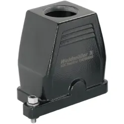 Grommet housing, size B6, die-cast aluminum, M25, straight, screw locking, IP66/IP68, 1082430000