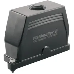 Grommet housing, size B24, die-cast aluminum, M50, straight, screw locking, IP66/IP68, 1082880000
