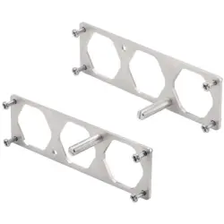 Panel mounting frame, size B24, stainless steel, 1103750000