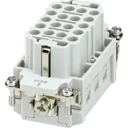 Socket contact insert, 4, 18 pole, push-in, with PE contact, 3023940000