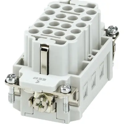Socket contact insert, 4, 18 pole, push-in, with PE contact, 3023940000 - 1