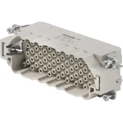 Pin contact insert, 8, 64 pole, crimp connection, with PE contact, 2729580000