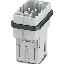 Pin contact insert, HQ, 8 pole, push-in, 2937360000