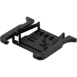 Strain relief, black for heavy duty connectors, 1752970000