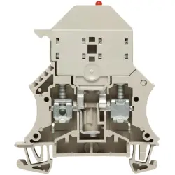 Fuse terminal block, 2 pole, 0.5-6.0 mm², 250 V, 6.3 A, 1119870000
