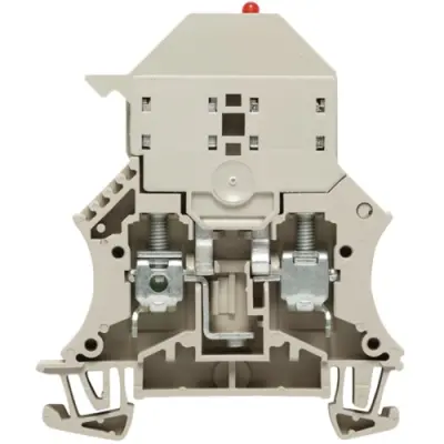 Fuse terminal block, 2 pole, 0.5-6.0 mm², 250 V, 6.3 A, 1119870000 - 1
