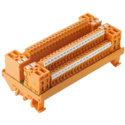 Transfer module, 4 pole, 600 V, 1128100000, RS VERT 4P 20X4 S