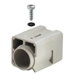 Pin contact insert, 1, unequipped, crimp connection, 1137720000